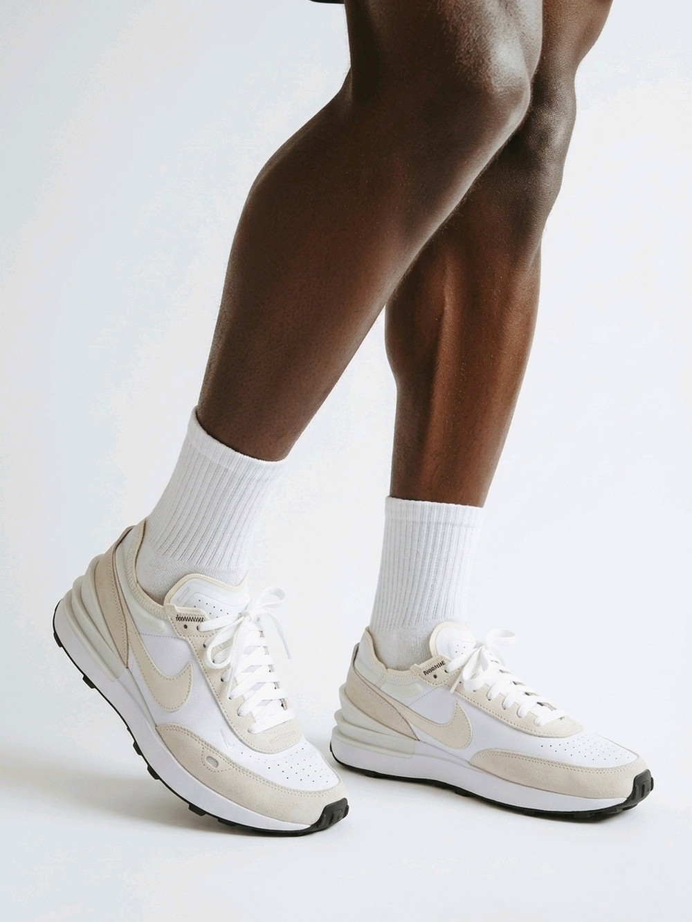 Nike Waffle One Leather Men's Size 12 White Phantom Suede Sneakers